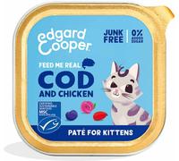 EDGARD COOPER Edgard & Cooper Kitten Vaschetta Multipack 16x85G MERLUZZO E POLLO