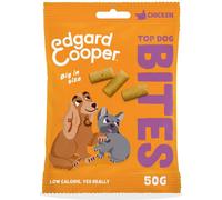 Edgard Cooper Snack per cani, (Pollo, 15 x 50g) Grande, Top Dog Bocconcini, Senza cereali, ricco di proteine e carne fresca di qualità, con aminoacidi essenziali