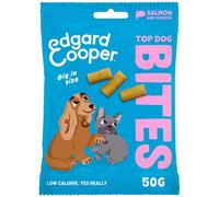 Edgard & Cooper Bites snack per cani Large Breeds Low Fat Grain Free 50 gr - Salmone e pollo - 1° ORDINE? scegli lo sconto BZR5 / BZR20 + 200 punti fedeltà