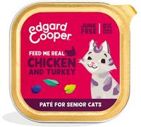 Edgard & Cooper Edgard & Cooper Umido Pate' Pollo e Tacchino per Gatti Senior 85 g