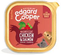 Edgard & Cooper Grain Free 150 gr - Senior Pollo e Salmone - Confezione da 11 pezzi - Cibo Umido per Cani - 1° ORDINE? scegli lo sconto BZR5 / BZR20 + 200 punti fedeltà
