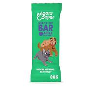Edgard & Cooper Snack per cani, Keep it Up Barretta (Mela, 1 x 30g bar), Snack senza cereali di origine vegetale, a base di frutta, perfetti per l'allenamento