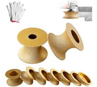 Edge Diamond Grinding Wheel, Profile Hand Diamond Wheel, Round DiamondGrinding Cup WheelGrinder Disc Cutter Tool, Granite Edge GrindingWheel for Angle Grinder, Tile, Stone (50mm)