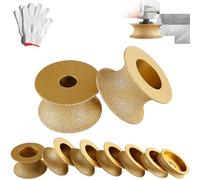 Edge Diamond Grinding Wheel, Profile Hand Diamond Wheel, Round DiamondGrinding Cup WheelGrinder Disc Cutter Tool, Granite Edge GrindingWheel for Angle Grinder, Tile, Stone (40mm)