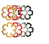 Edge-Disc Supersprox 520 LK 110,0 mm Ø 55 mm 44Z 5 fori argento per ruota dentata Edge