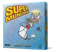 Edge Entertainment- Super Munchkin Nuova Edizione, Multicolore, EESJSU01