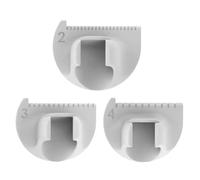 Edge Lock and Sewing Gauge - 2/3/4mm Precision Sewing Templates | Multifunction Quilting Ruler with Magnetic Thumb Guide for Straight & Curved Seams on Apparel and Home Decor