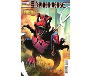 Edge of Spider-Verse #1 Leinil Francis Yu Spider-Rex Variant Cover with Rated Comics Acrylic Backer
