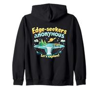 Edge-Seekers Anonymous Esploriamo l'avventura Felpa con Cappuccio