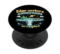 Edge-Seekers Anonymous Esploriamo l'avventura PopSockets PopGrip Adesivo