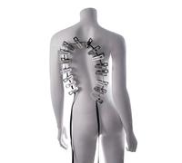 Edge Sportsheets - Edge Body Zipper Clothes Pins - Argento