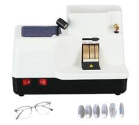 Edger Di Lenti Ottiche Manuali Con Luce A Led, Smerigliatrice Per Lenti Con Tre Ruote Macinate Per Scanalatura A Forma A V Ruvidi/fine, Ideale Per La Lavorazione Delle Lenti In Plastica In Vetro