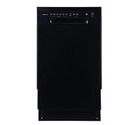 EdgeStar BIDW1802BL - Lavastoviglie da incasso Energy Star Rated da 45,7 cm di larghezza, 8 posti