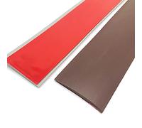 Edging Trim Strip with Self-Adhesive Backing,Transition Strip 40mm-Width PVC Transition Strips, Prevent Floor Gaps Wood to Carpet/Laminate to Tile/Carpet to Tile(Brown)