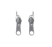 Edgy Pull Tab Orecchini con Can Tab Charm Trendy Punk Accessori Moda Forward Accessorio per l'uso quotidiano Edgy Indie Fashion Ear Jewelry, One Size, come descritto, come descritto
