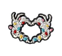 Edgy Skeleton mano cuore gesto lega spilla punk gioielli regalo spilla per Halloween Natale evento spilla da bavero, Misura unica, come descritto