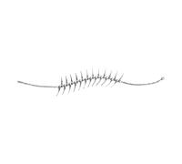 Edgy Thorn Fishbone Collana a catena per dichiarazioni di moda audaci Gioielli in lega d'argento per coppie Catena alla moda a spina di pesce clavicola, One Size, come descritto, come descritto
