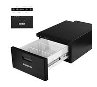 EDHBay Frigorifero portatile per auto, camper, 12 V, 24 V, 34 quator, 32 l, congelatore per camion, furgoni, roulotte, SUV, barca, viaggi, campeggio, viaggi su strada, portellone, -35,6 °C