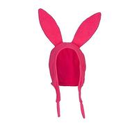 Edhomenn Bob's Burgers Louise Bunny orecchie cappello adulto taglia unica inverno caldo Halloween antivento coniglio orecchie lunghe cappello, rosa, Taglia unica