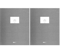 EDI PRO - E2369 - Libro inventari 92 pagine numerate f.to 31x24,5 (Confezione da 2)
