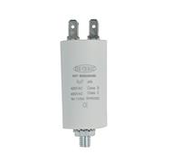 EDI-TRONIC condensatore di avviamento per motore, 4µF 450V presa M8 con connettore piatto 6,3mm