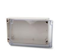 EDI-TRONIC custodia industriale vuota in plastica ABS con copertina trasparente 200x120x56mm 85-201205T IP65
