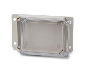 EDI-TRONIC custodia industriale vuota in plastica ABS di linguette di montagio e copertina trasparente 115x85x35mm 83-110803T IP66