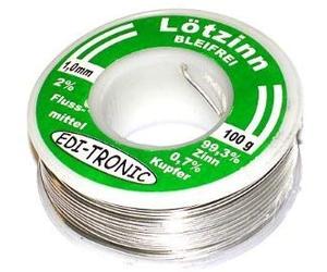 EDI-TRONIC stagno per saldatura senza piombo, diametro 1mm, 100g