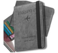 EDIBAZZAR Custodia da viaggio per passaporto, documenti RFID antifurto, accessori da viaggio, sicurezza, protezione RFID, conservazione dei documenti