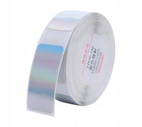 EDIBAZZAR | Etichette NIIMBOT B18, adesivi olografici argento