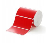 EDIBAZZAR | Etichette rosse 75 x 40 mm 690 pezzi per stampante NIIMBOT K3W