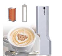 Edible Latte Art Printer with 300 DPI, App Control, Coffee Use | App supports custom edible designs, compatible with biscuits, bread, cakes, 300 DPI delivers sharp, clear prints