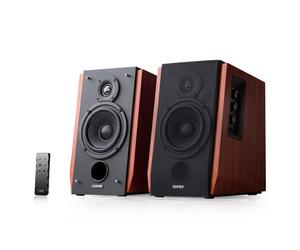 EDIDIER R1700BT WOOD COPPIA DIFFUSORI AMPLIFICATI BLUETOOTH NUOVI