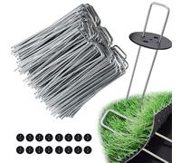 Ediesi Picchetti Giardino Telo Pacciamatura 100 Unità 16 Rondelle 150x30x3mm Da