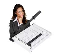 Ediesi, Taglierina per Carta, A4, Professionale, Manuale, Massima Precisione, Cutter, 3 Colori disponibili (Bianco)