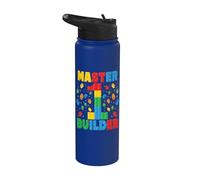 Edificio a blocchi per il primo compleanno di Master Builder Age Stainless Steel Insulated Water Bottle