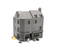 Edificio commerciale angolare in Normandia - Tavolo WW2 stampato in 3D | 28 mm, 20 mm, 15 mm (28 mm)