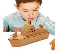 Edificio di concentrazione della casetta dei giochi del cartone | Cartone Fort Bambini Disegno Pittura Decorare Pretend Playhouse per Comodino, Armadio, Studio Bambini