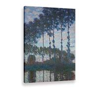 Edificio Famoso, Fiore, Paesaggio Di Claude Monet Riproduzione Di Quadri A Olio Stampati Su Tela Arte Della Parete Francia Impressionismo Poster Decorazione (8,90_x_140_cm(Senza Cornice))