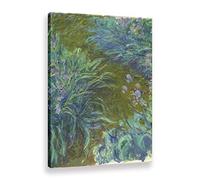 Edificio Famoso, Fiore, Paesaggio Di Claude Monet Riproduzione Di Quadri A Olio Stampati Su Tela Arte Della Parete Francia Impressionismo Poster Decorazione (20,40_x_60_cm(Senza Cornice))