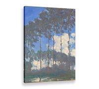 Edificio Famoso, Fiore, Paesaggio Di Claude Monet Riproduzione Di Quadri A Olio Stampati Su Tela Wall Art Francia Impressionismo Poster Decorazione (18,40_x_60_cm(con Telaio))