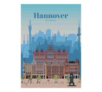 Edificio Piazza Architettura Puzzle, 1000 Pezzi per Adulti Alta Qualità | 38x26cm Cartone, Esercizio Mentale, Regalo Di Compleanno, Miglioramento Della Concentrazione, Taglio Preciso