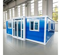 Edificio prefabbricato, cabina modulare, casa prefabbricata, unità | Spazio esterno contemporaneo per aree da giardino, pianificazione interna flessibile per camere degli ospiti