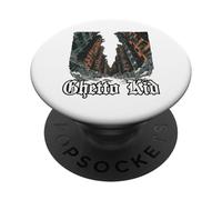 Edificio prefabbricato del ghetto distopico del blocco PopSockets PopGrip Adesivo