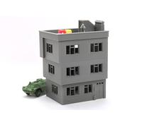 Edificio residenziale urbano arabo, MET_04, stampato in 3D, Modern Warfare & WW3, da 28 mm, 20 mm, 15 mm (20 mm)