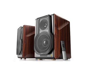 Edifier Altoparlanti attivi Audiophile S3000Pro - Bluetooth 5.0 aptX wireless, audio USB, tweeter a membrana planare e woofer da 6,5", nero