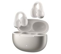 Edifier Auricolari Open-Ear True Wireless, Bluetooth 5.4 con 28 ore di riproduzione, microfoni con cancellazione del rumore AI, connessione multipoint e IP56 per palestra - Starlight