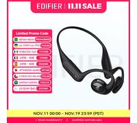 Edifier Comfo Run Auricolari Bluetooth wireless a orecchio aperto Cuffie sportive a conduzione aerea IP55 Allenamenti per bassi profondi impermeabili