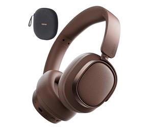 Edifier ES850NB Cuffie Over Ear Wireless, 45dB ANC, Audio Hi-Res, LDAC, 92h Autonomia, Bluetooth 5.4 e Multipoint, Riduzione del Rumore nelle Chiamate con IA (Marrone)