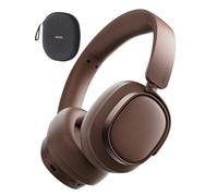 Edifier ES850NB Cuffie Over Ear Wireless,Marrone | Hi-Res Audio, Ldac, Bluetooth 5.4, -45Db Anc, 92H Autonomia, Chiamate Ai Chiare, Multipoint, Pieghevoli for Pendolari Viaggi